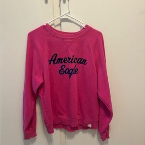 American Eagle Pink Women's Crewneck
